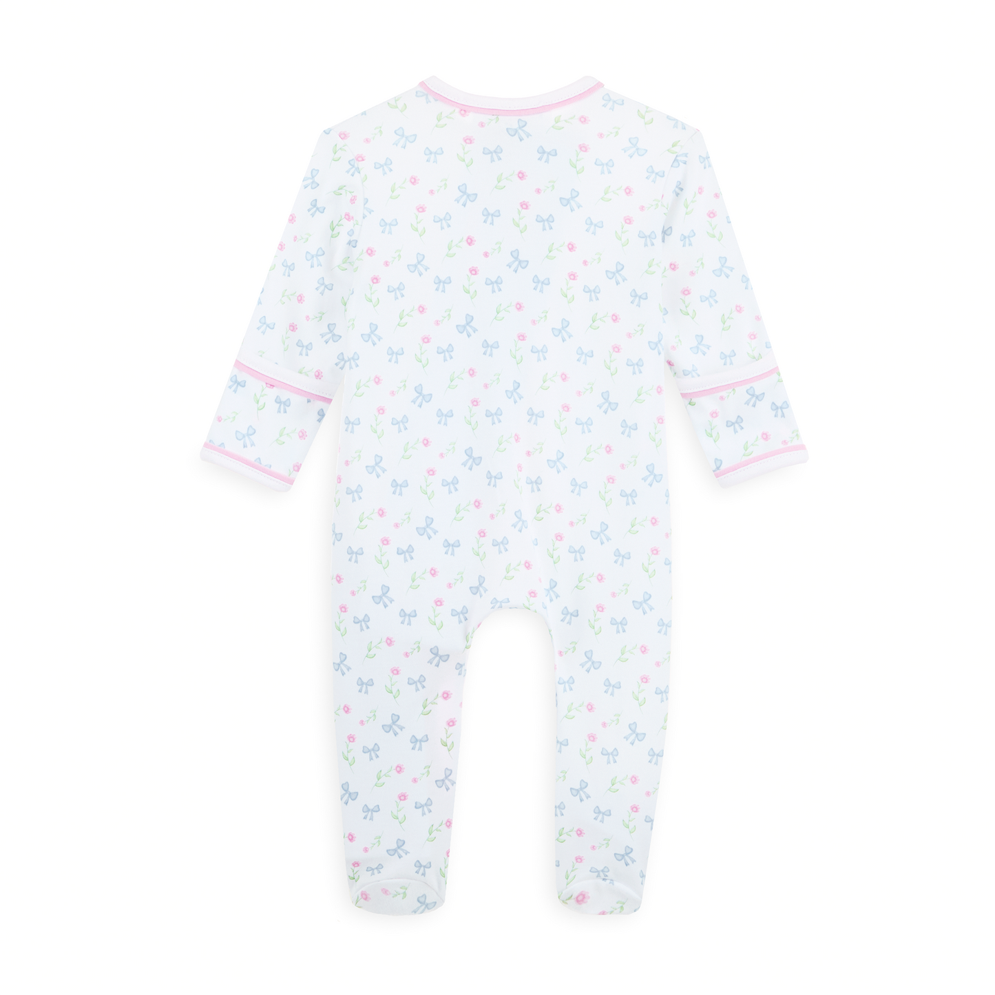 Evelyn's Print Zip Footie