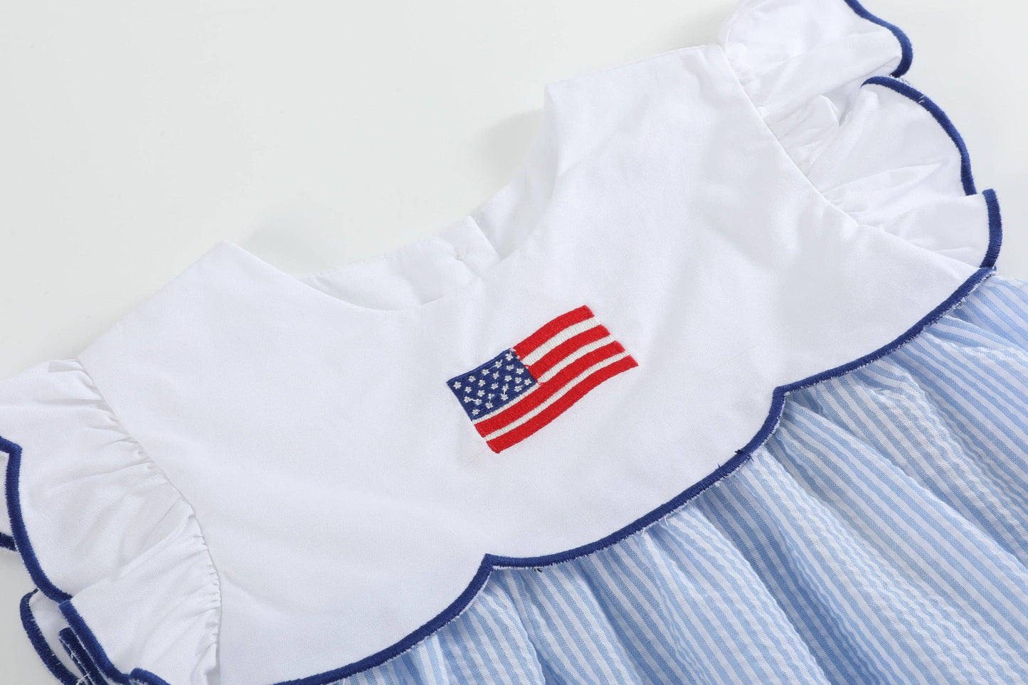 Seersucker USA Flag Dress