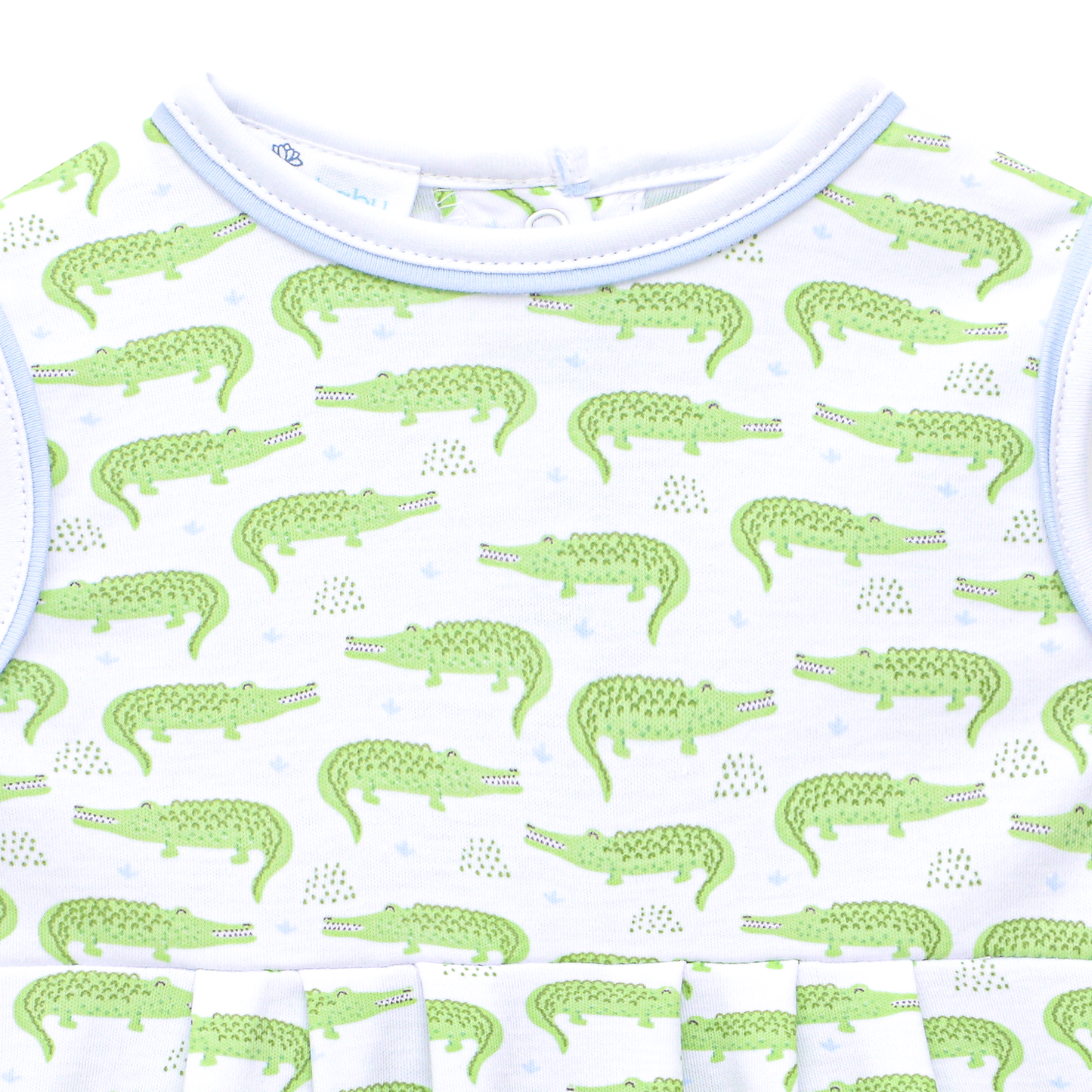 Bayou Baby Print Bubble - Light Blue