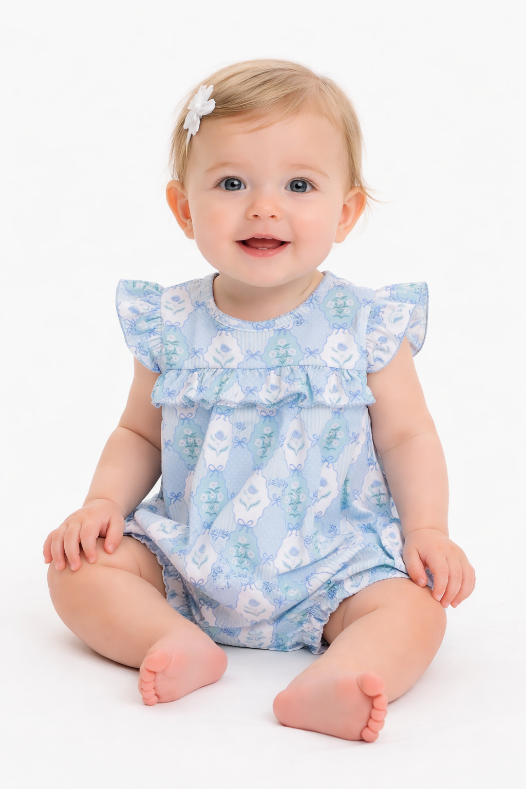Floral Blues Rosalie Bubble