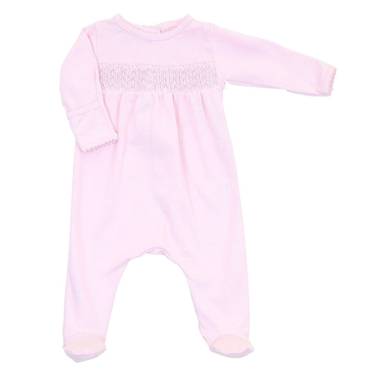 Take Me Home Smocked Footie - Girl