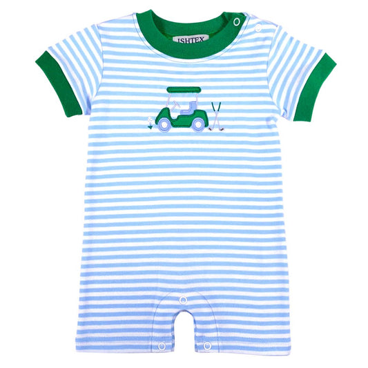 Golf Cart Boy's Romper