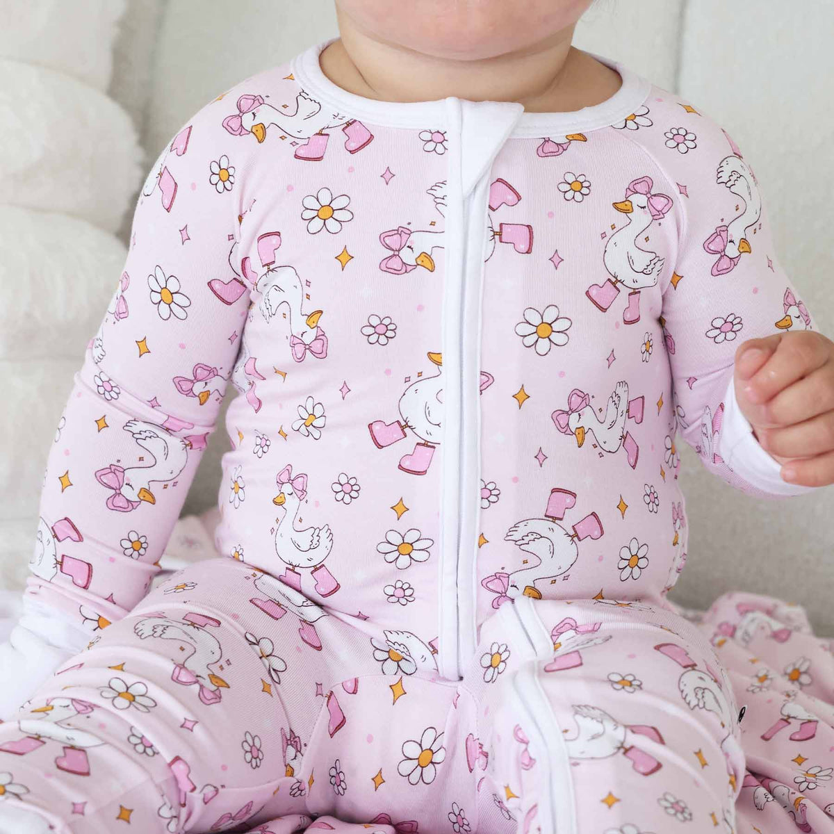 Silly Goose Convertible Zip Romper