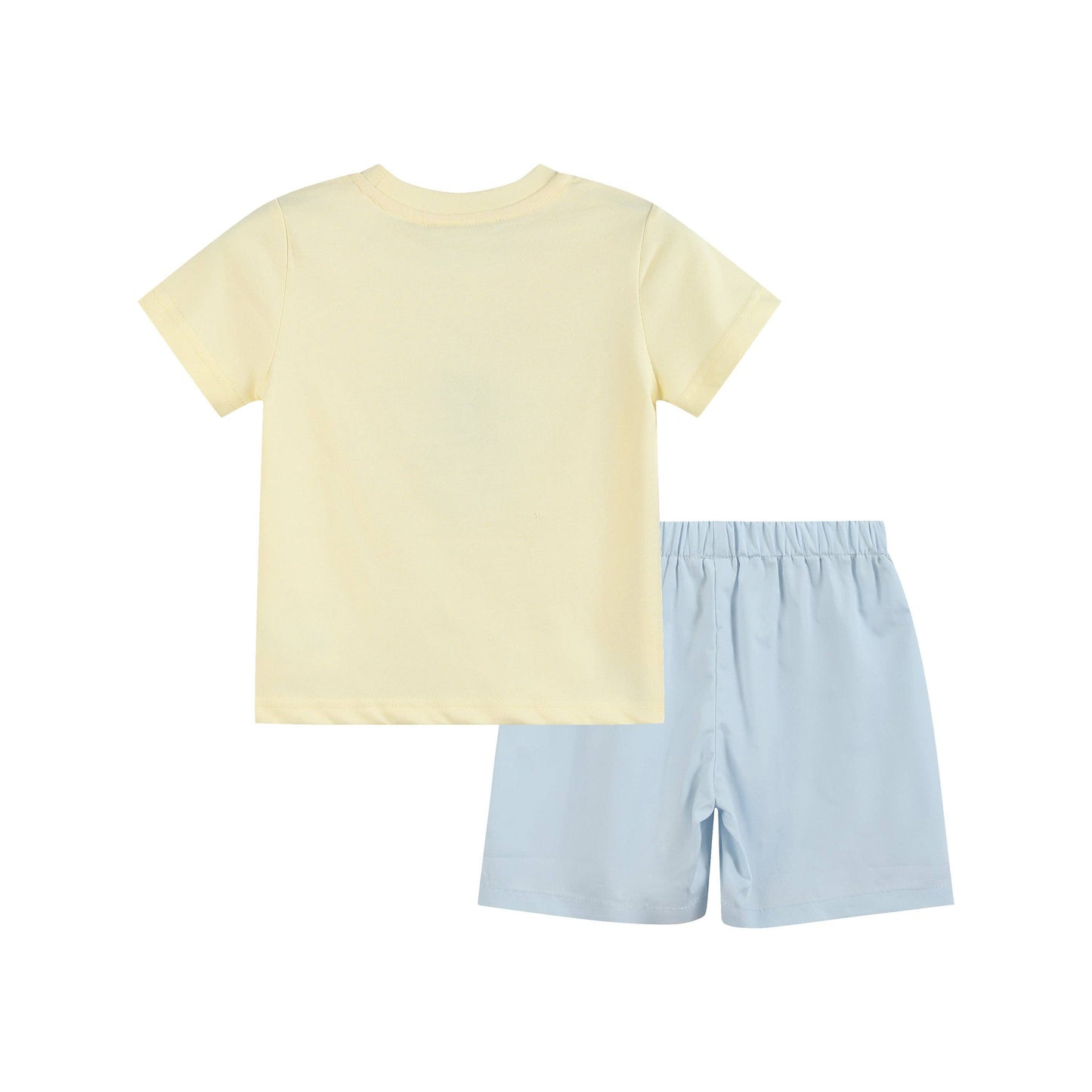 Whale Smocked Shirt and Shorts Set