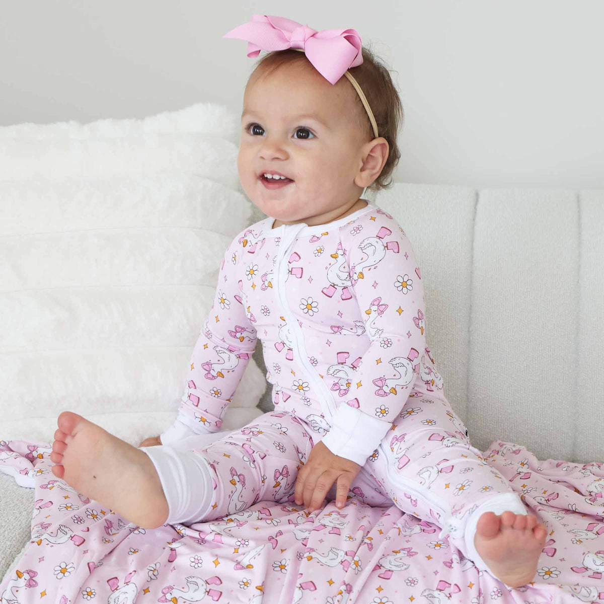 Silly Goose Convertible Zip Romper
