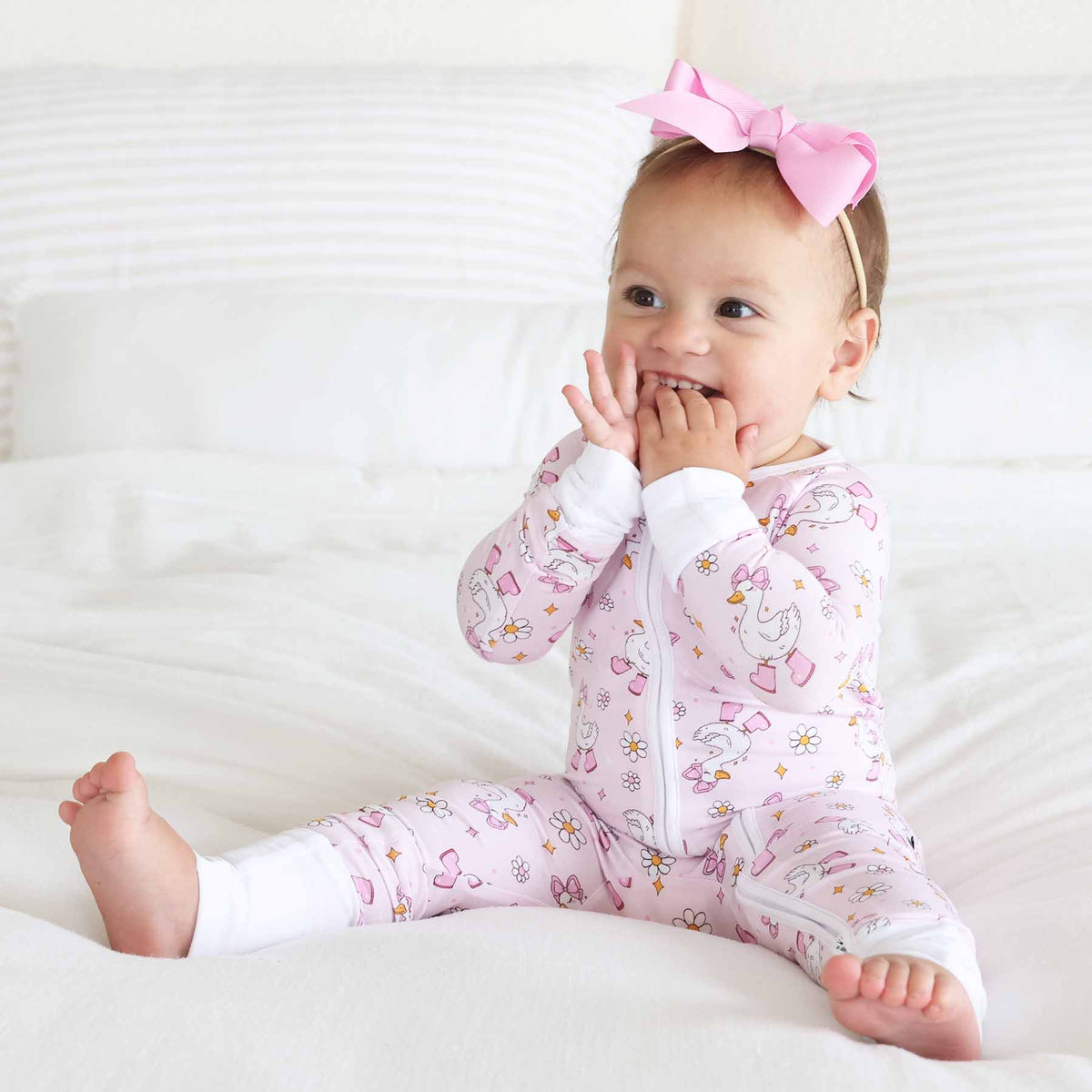 Silly Goose Convertible Zip Romper