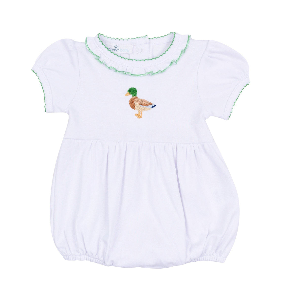 Mallard Moments Hand-Embroidered Girl Bubble