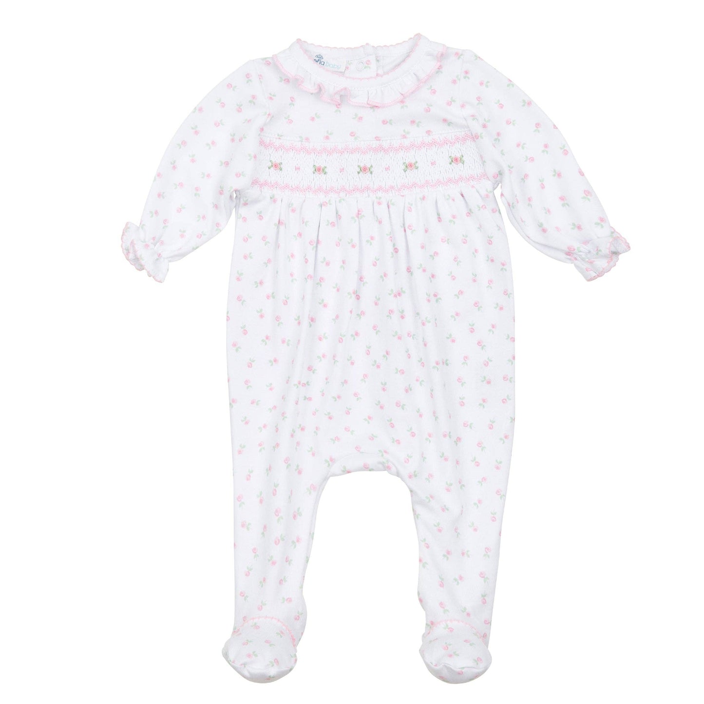Juliette's Classic Smocked Footie