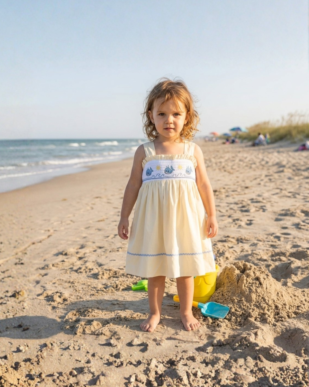 Whale Smocked Dress