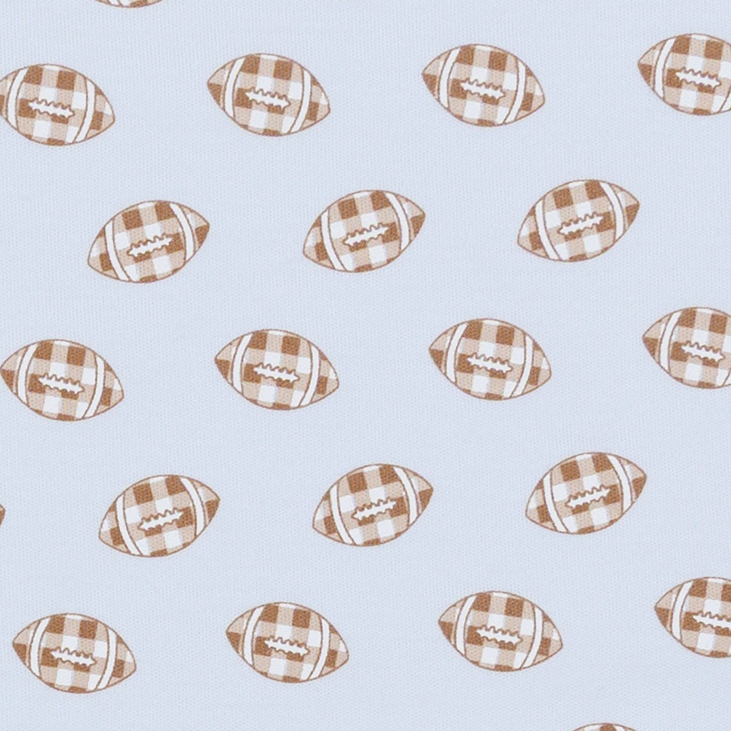 Tiny Tailgater Print Bubble - Light Blue