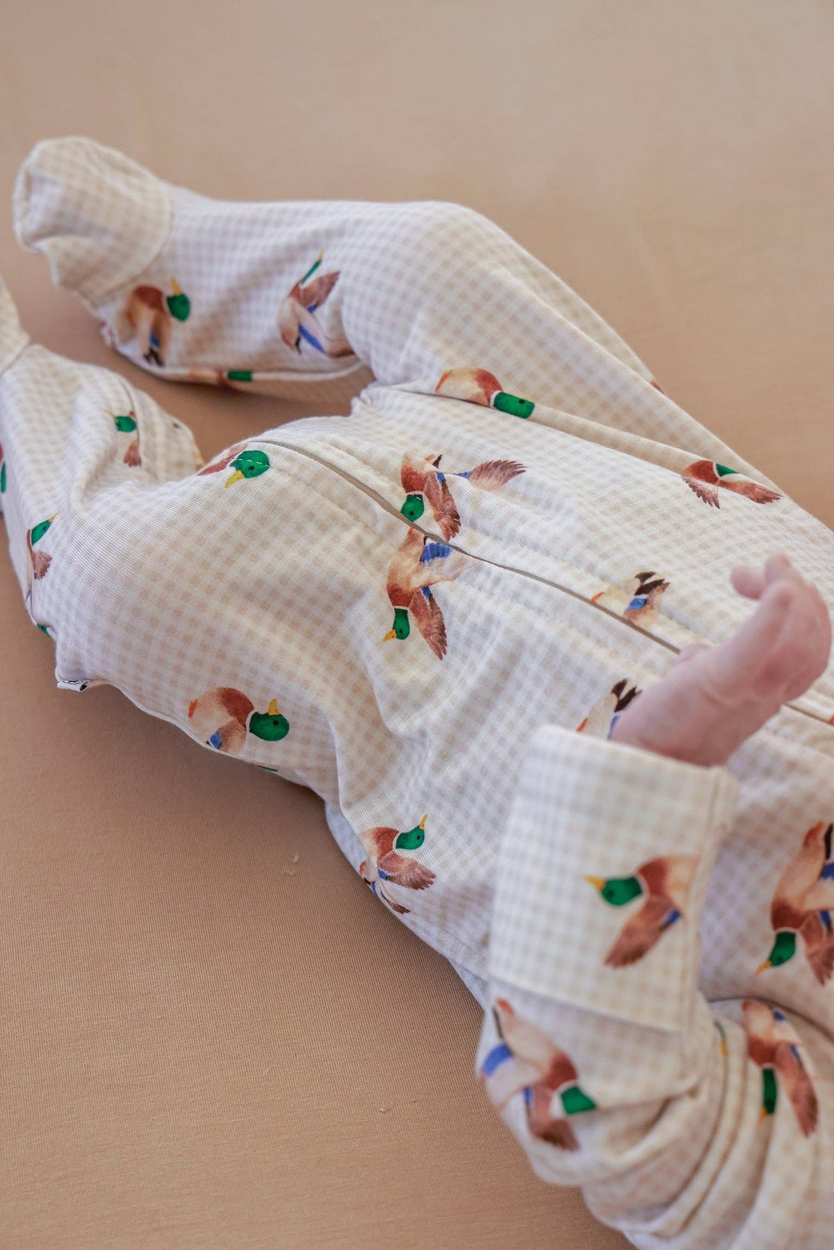 Little Mallard | Bamboo Zipper Footie