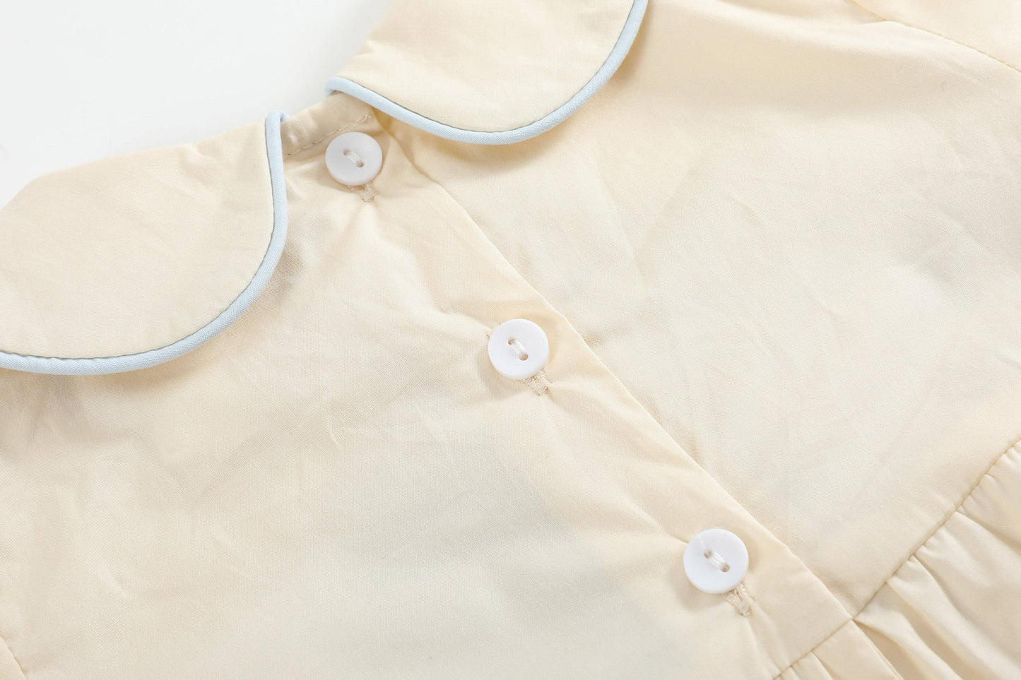 Whale Smocked Collared Romper