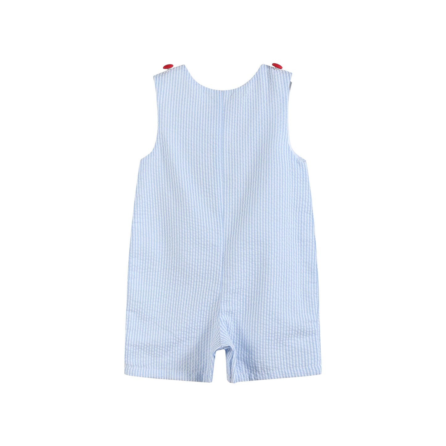 Seersucker USA Flag Shortalls