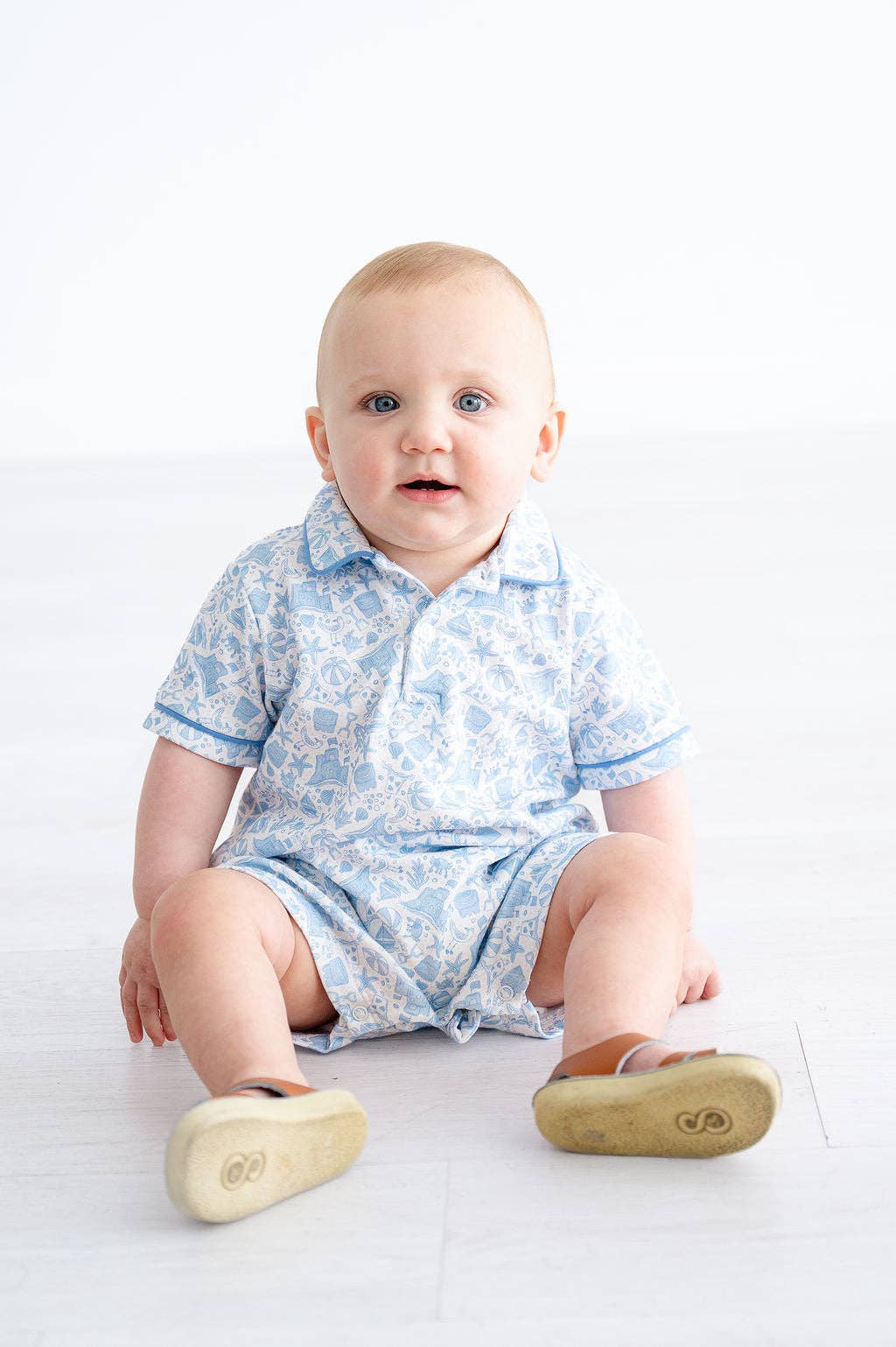Beach Trip Pima Boy Romper