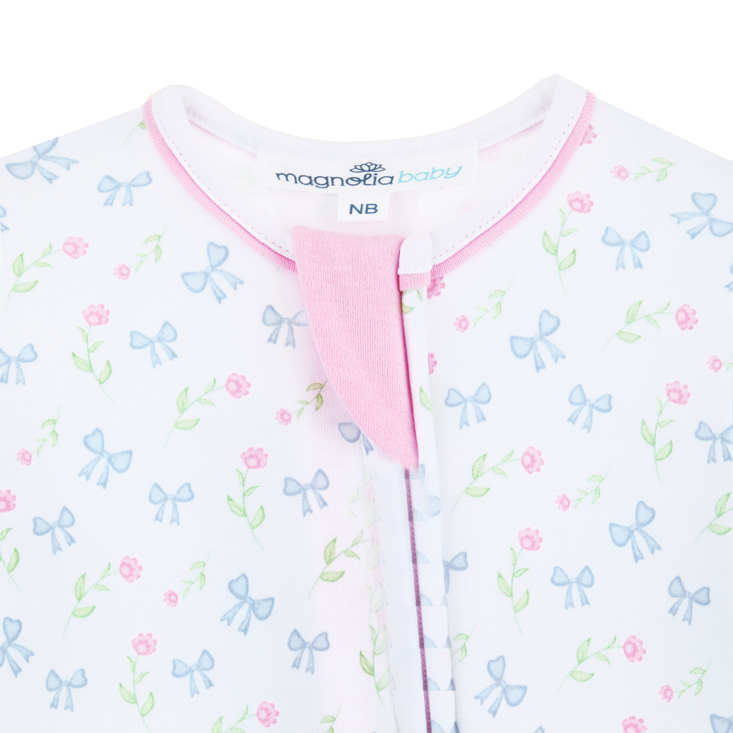 Evelyn's Print Zip Footie