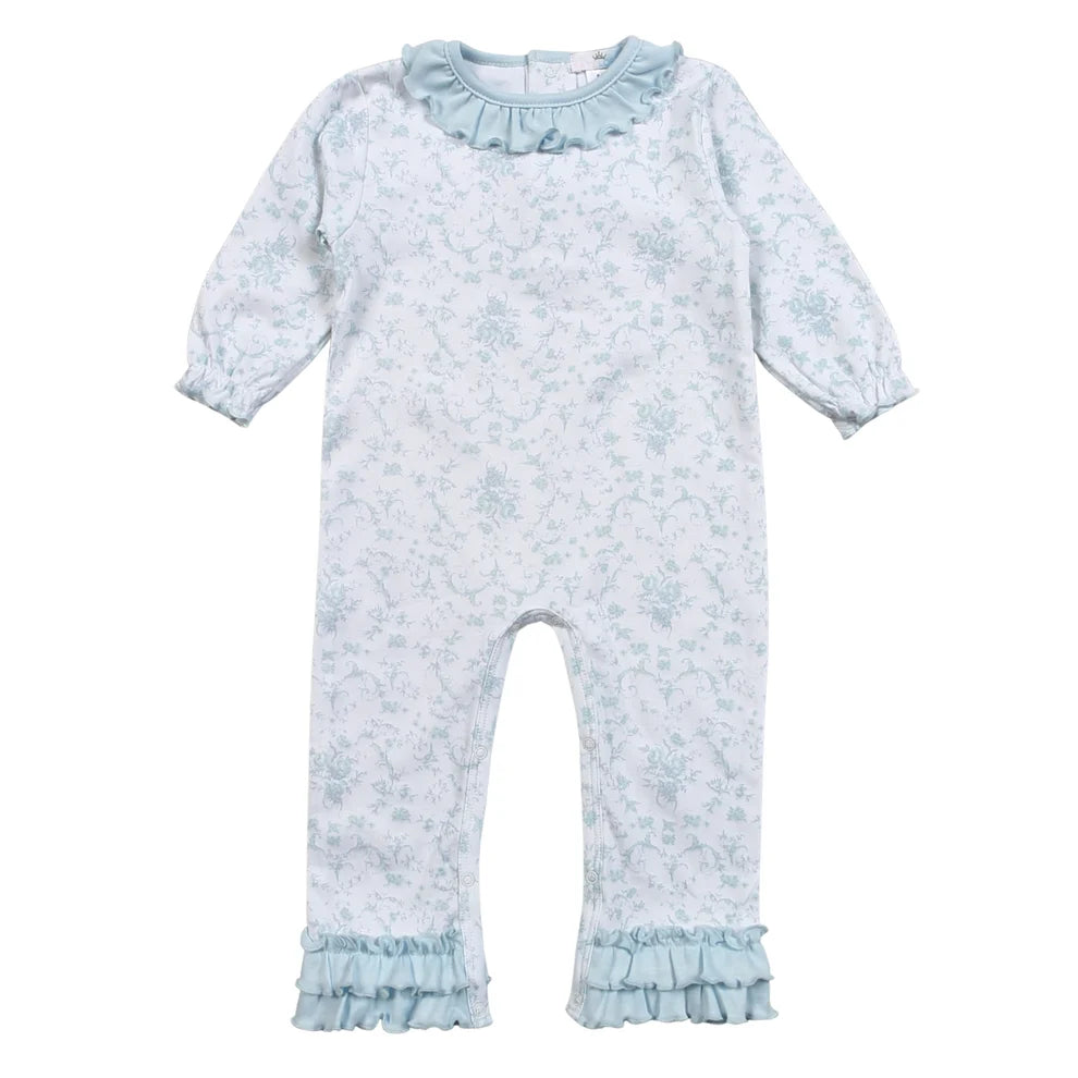 Blair Blue Floral Romper