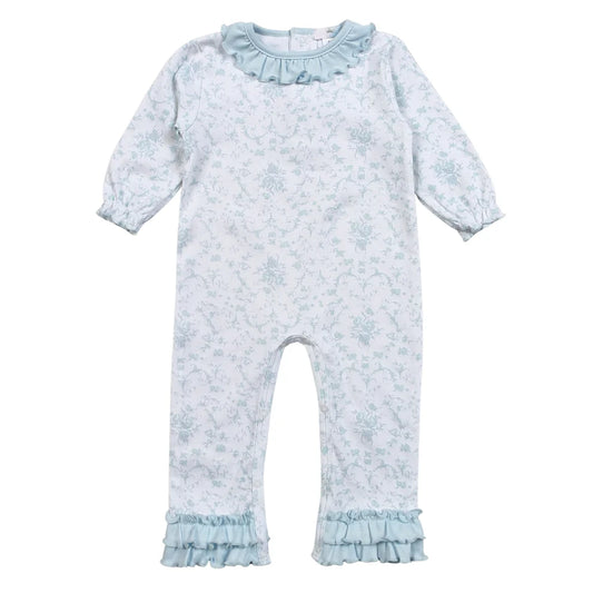 Blair Blue Floral Romper