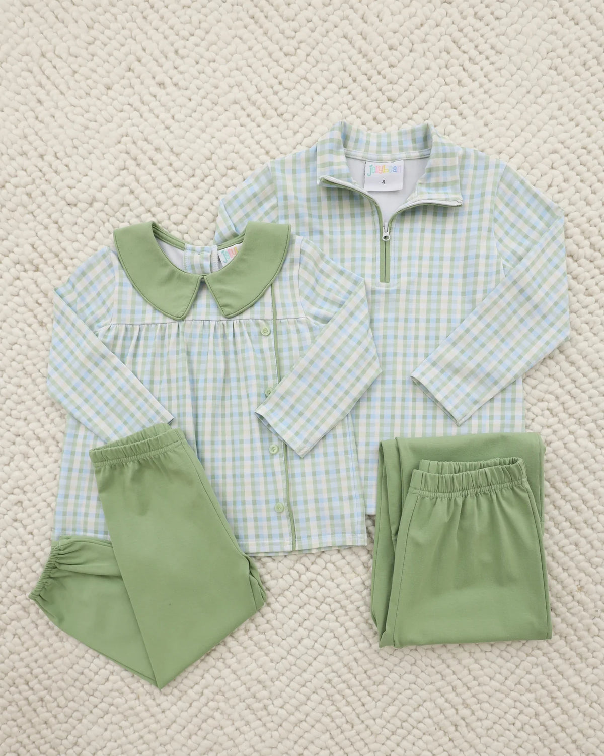Basin Plaid Evan Pullover Pants Set