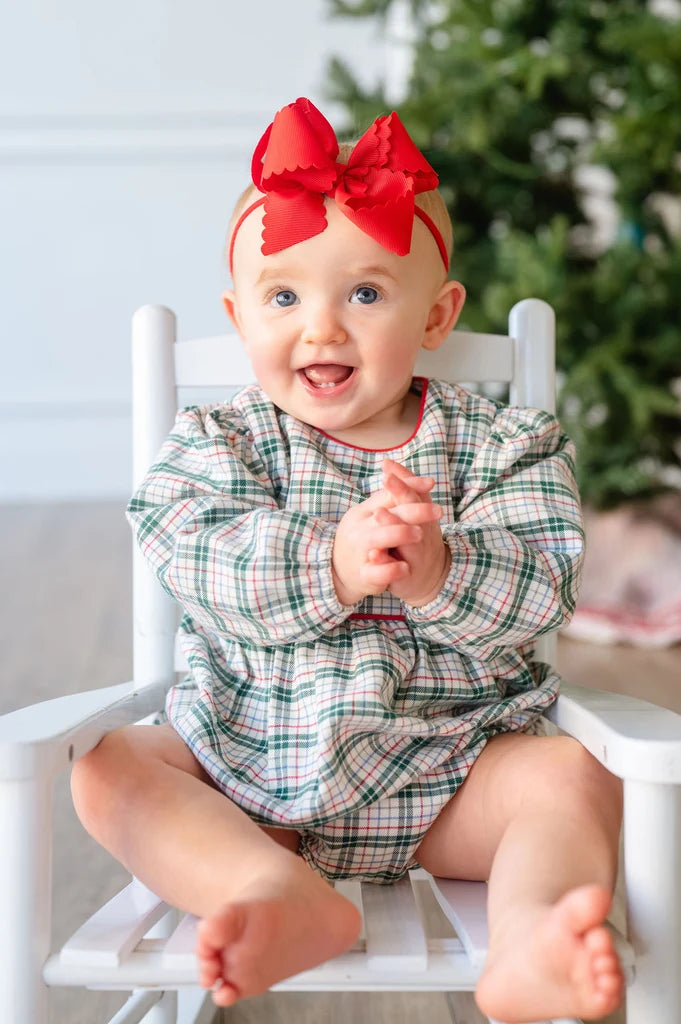 Holiday Golden Fields Plaid Cary Bubble