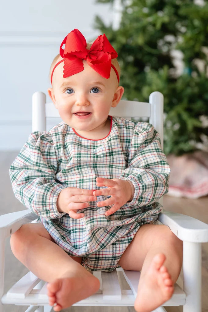Holiday Golden Fields Plaid Cary Bubble