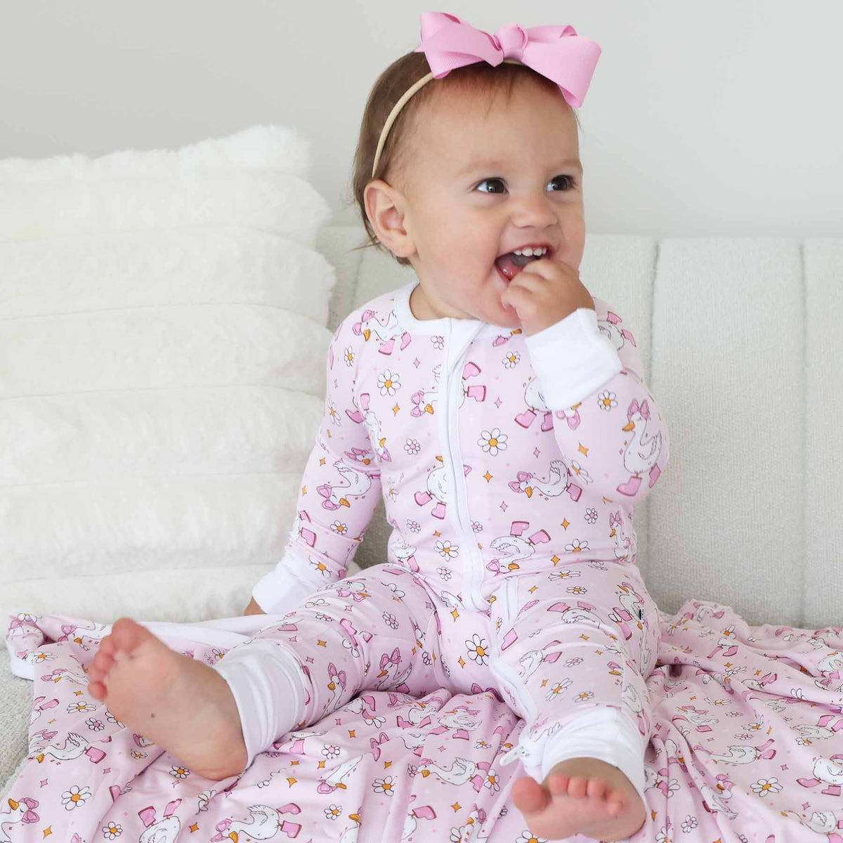 Silly Goose Convertible Zip Romper