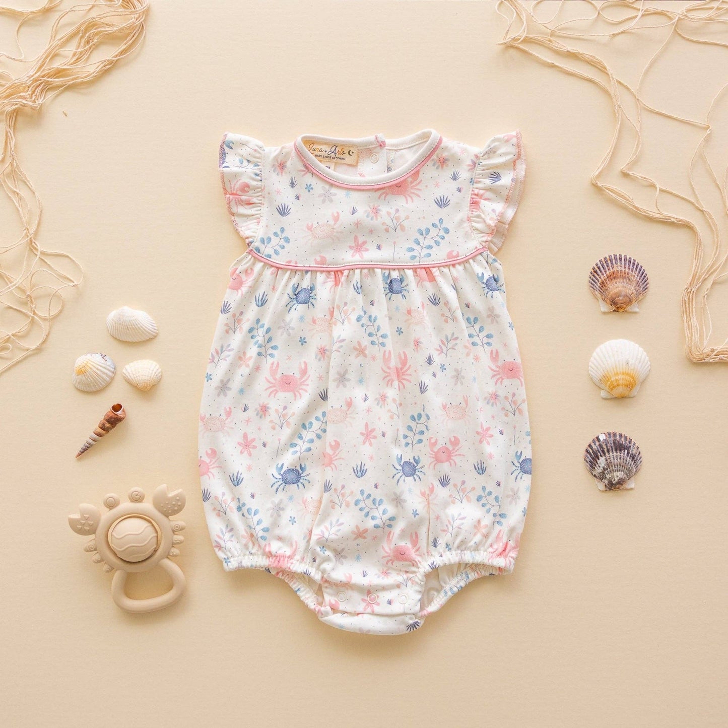Crabby Cove Bubble - Dusty Rose