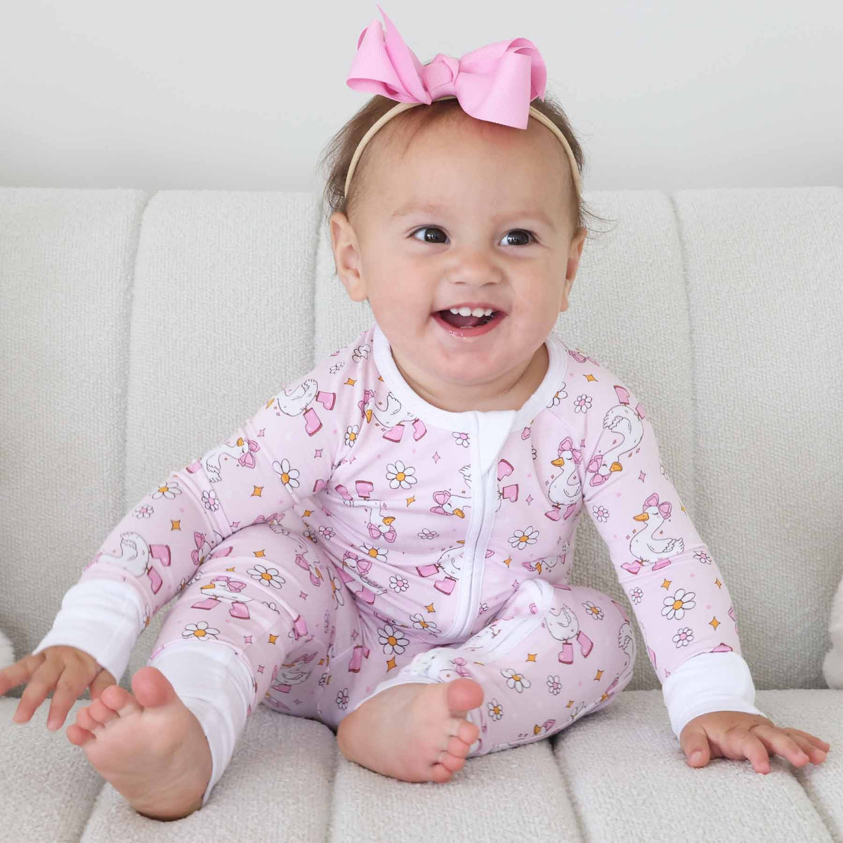 Silly Goose Convertible Zip Romper