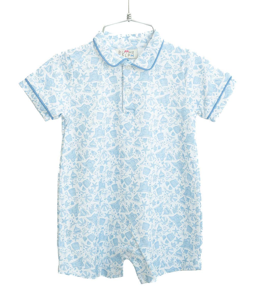 Beach Trip Pima Boy Romper