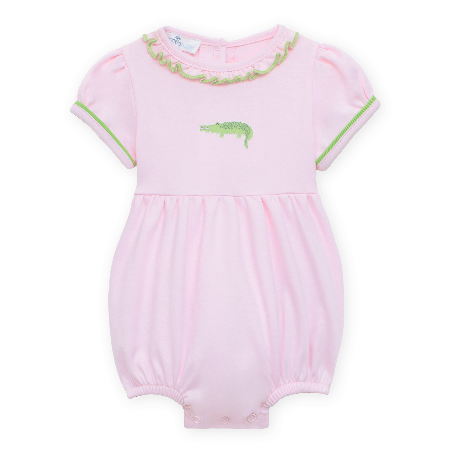 Bayou Baby Ruffle Bubble - Pink