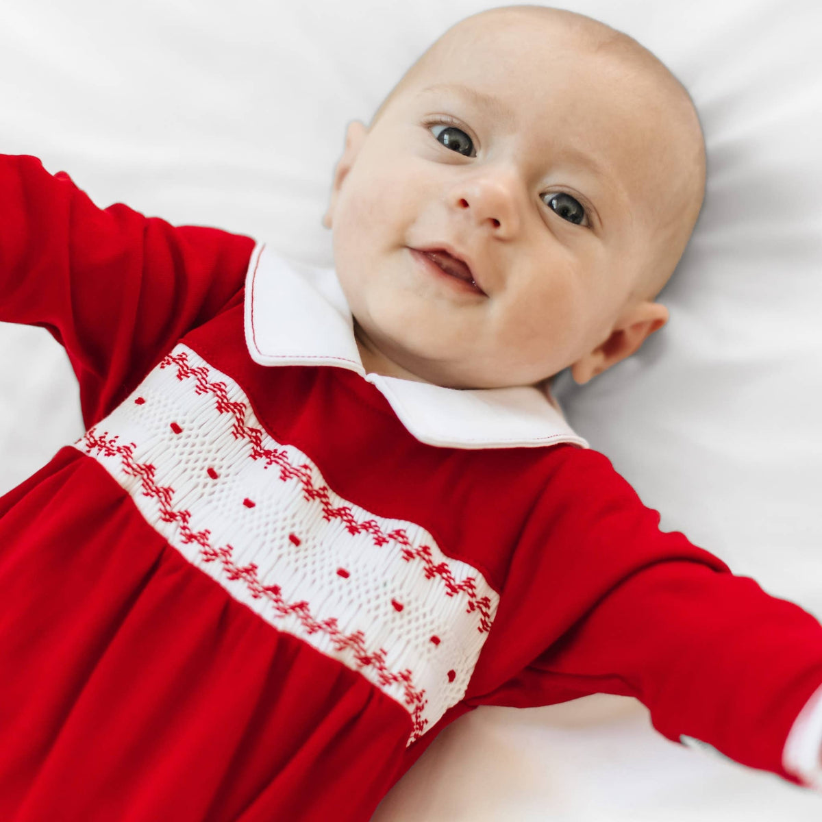 Miles Smocked Footie