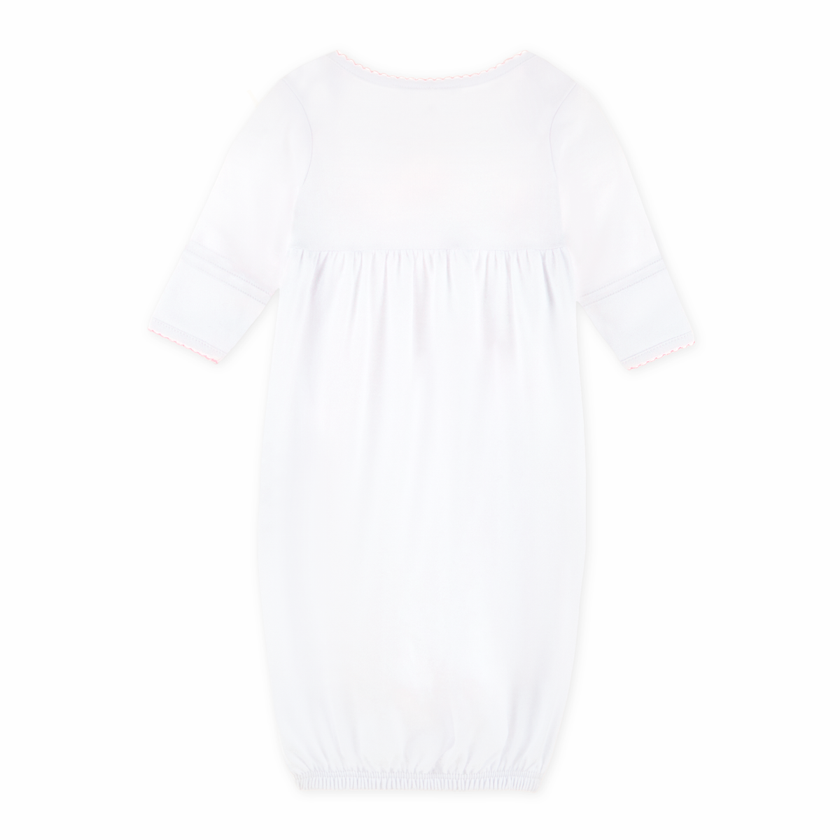 Noah's Ark Pink Embroidered Gown
