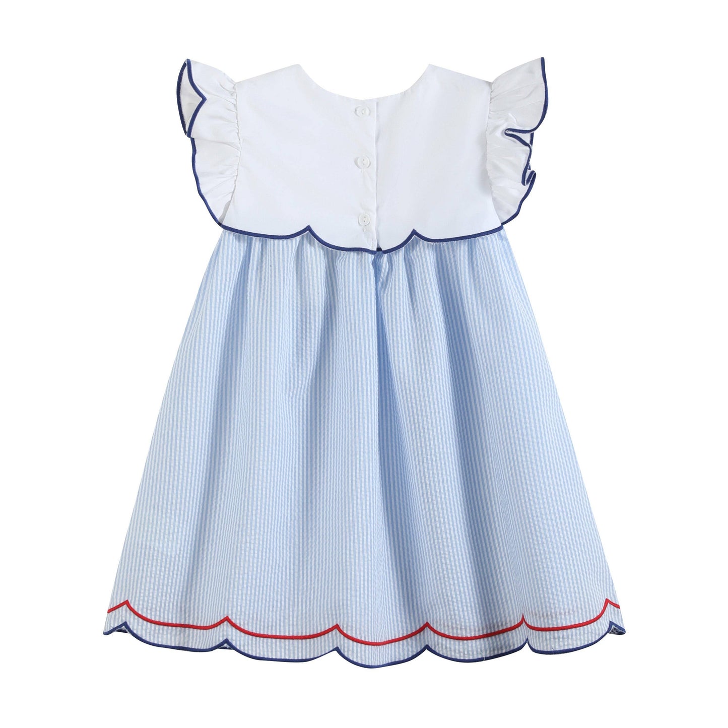 Seersucker USA Flag Dress