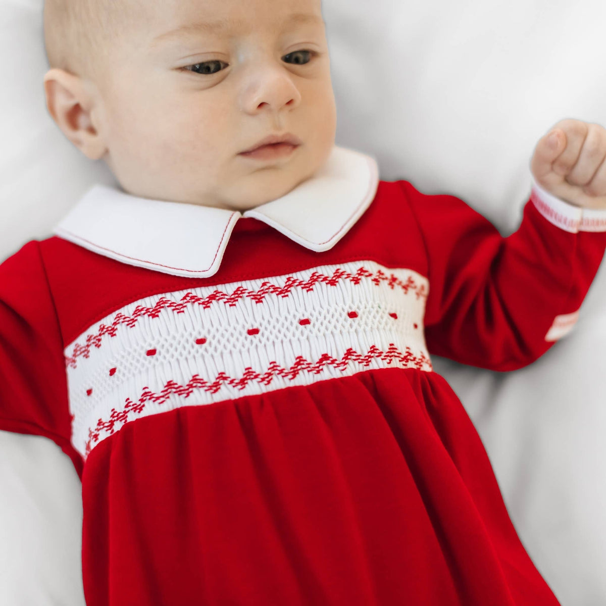Miles Smocked Footie