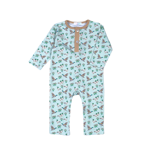 Mallard Ducks Pima Romper
